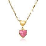 Lily Nily Double Heart Necklace