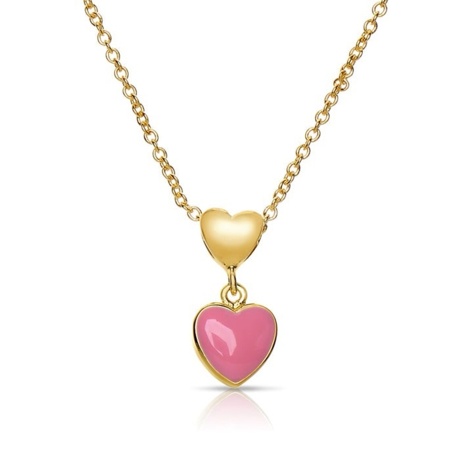 Lily Nily Double Heart Necklace