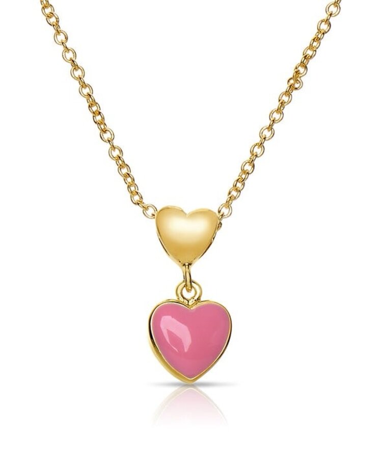 Lily Nily Double Heart Necklace