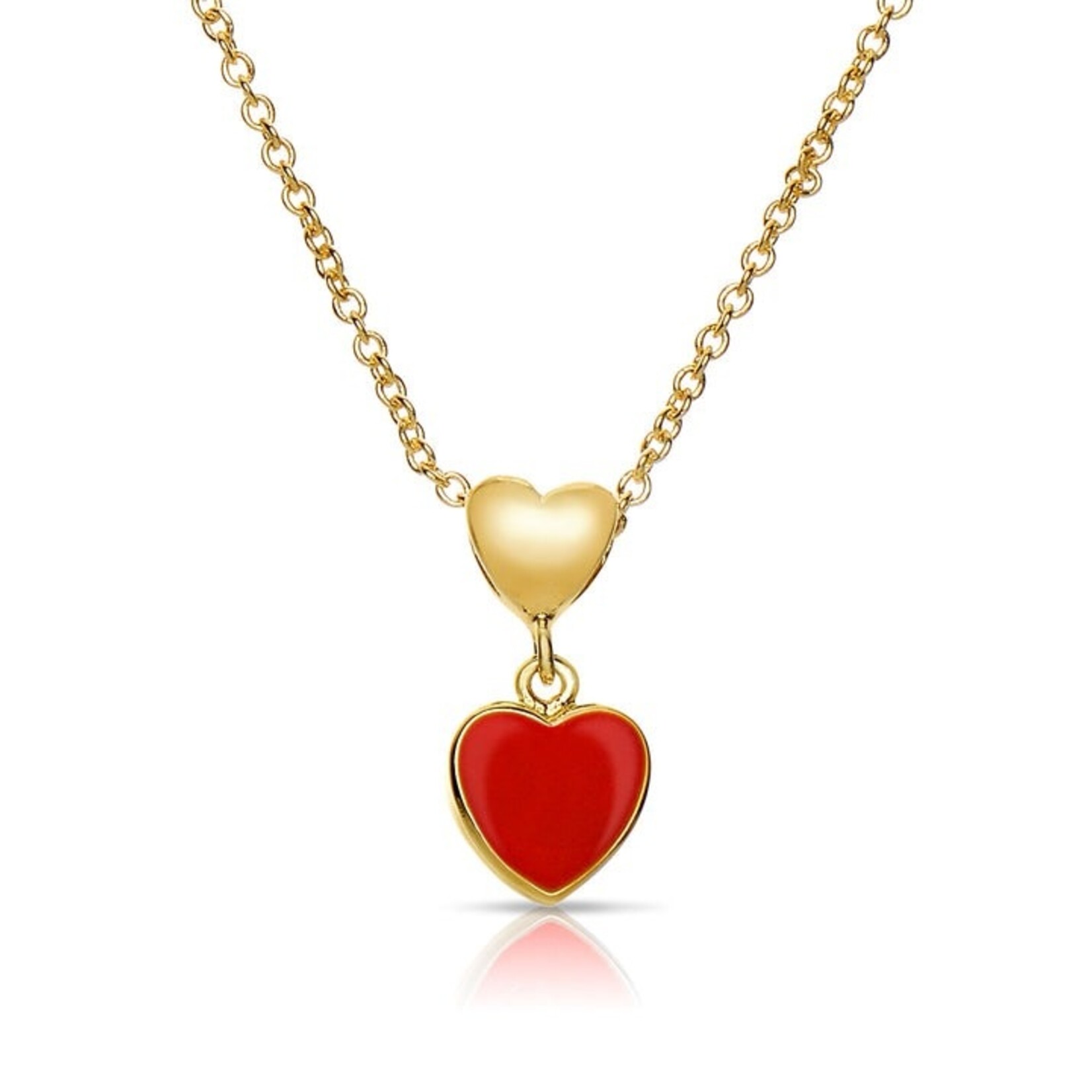 Lily Nily Double Heart Necklace