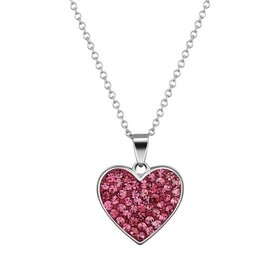 Lily Nily Crystal Heart Necklace