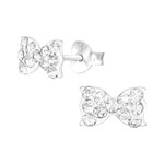Lily Nily Crystal Bow SS Earrings