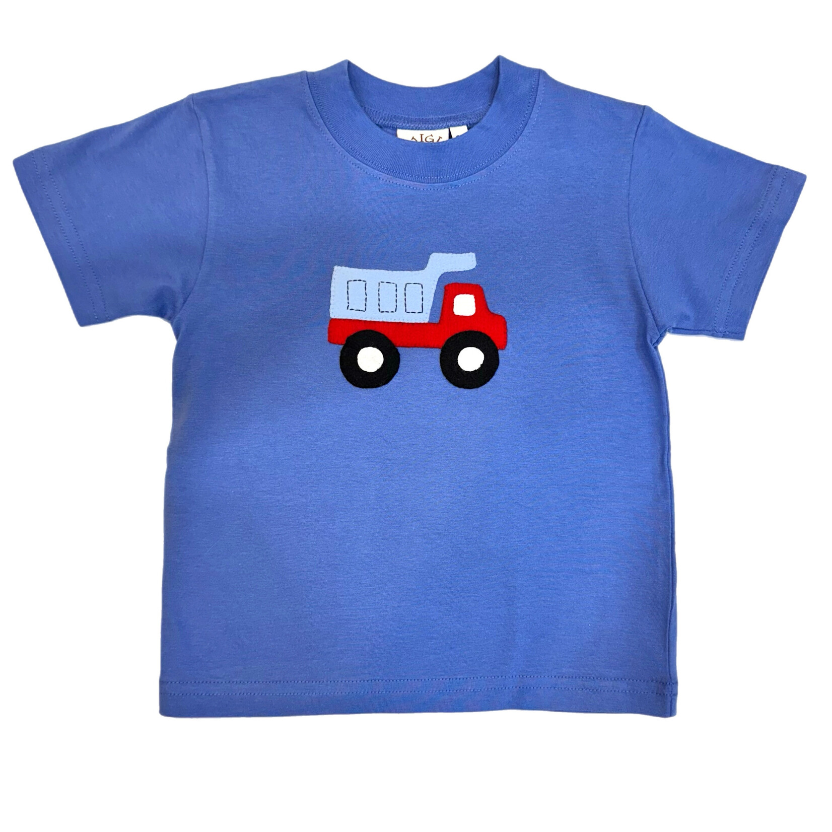 Luigi Kids Dark Blue Dump Truck SS Shirt