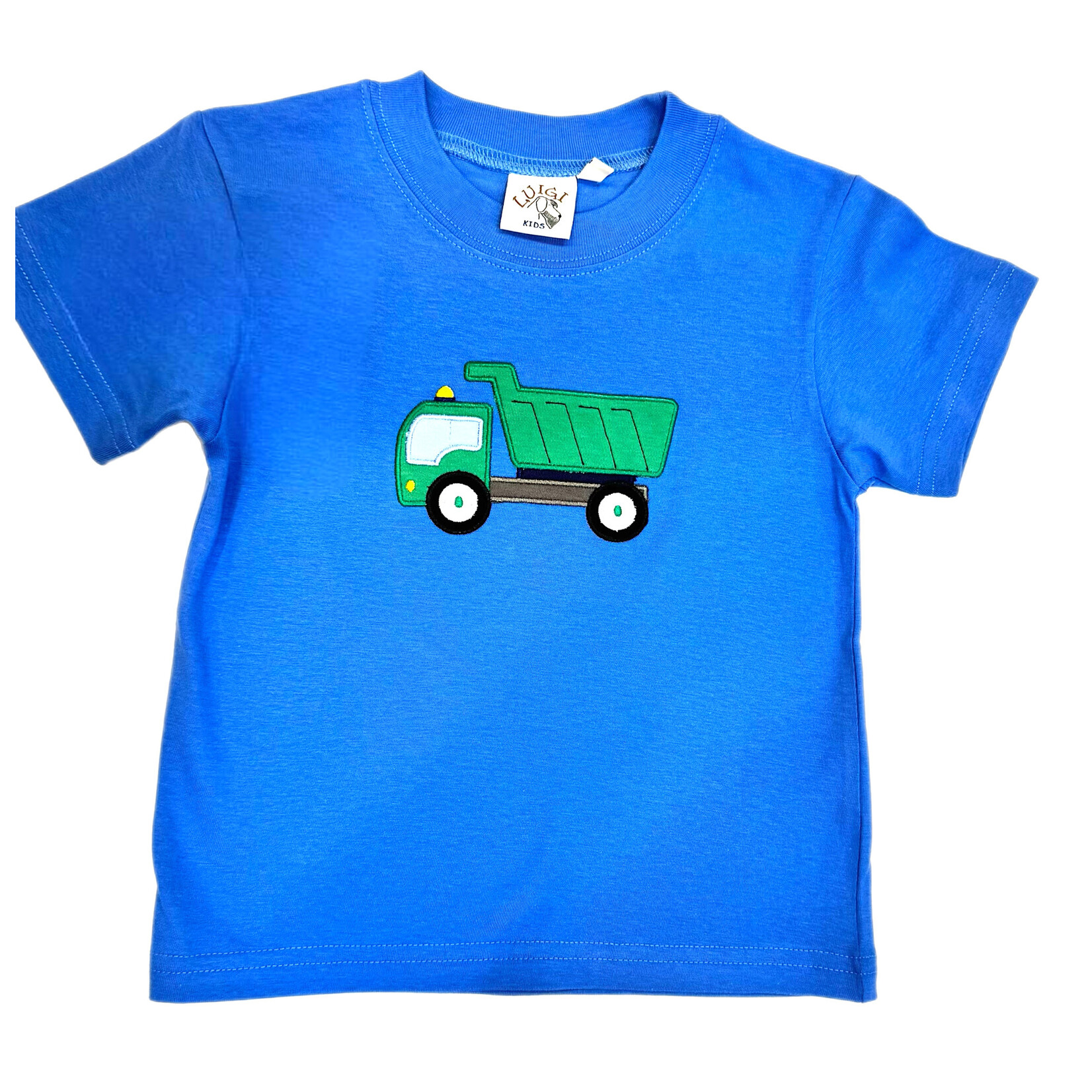 Luigi Kids Blue Dump Truck SS Shirt