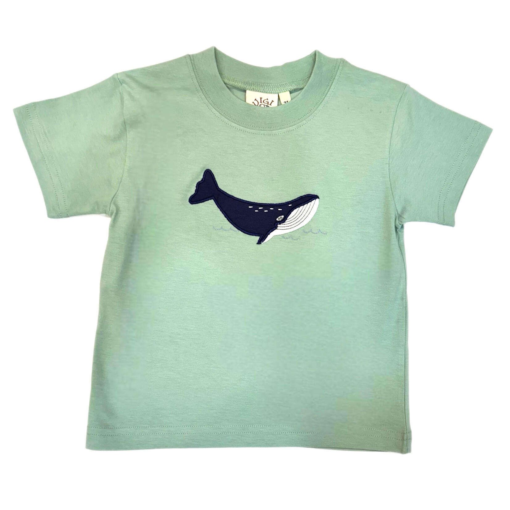 Luigi Kids Green Whale SS Shirt