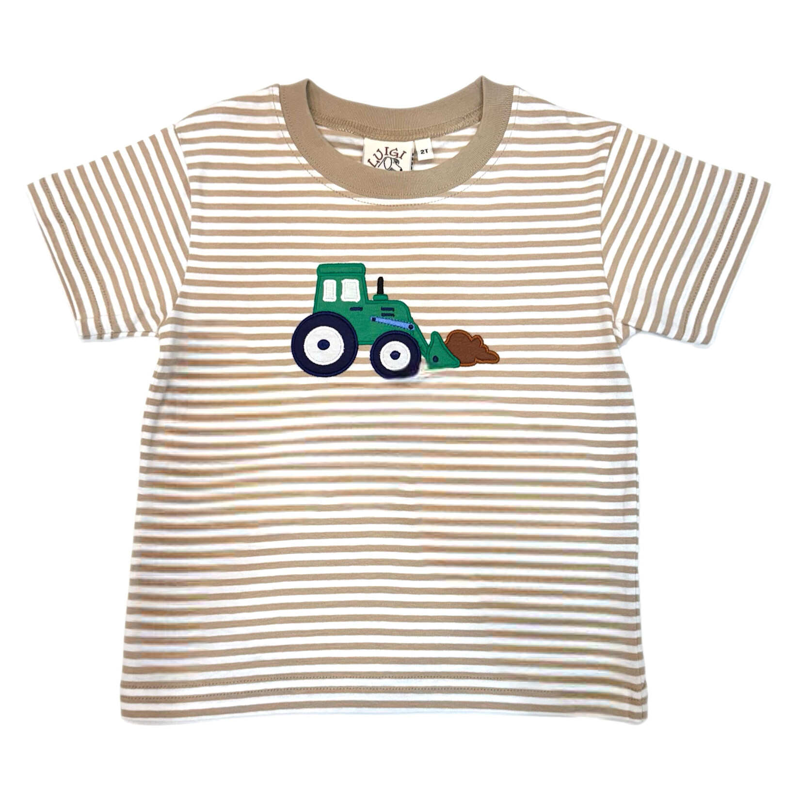 Luigi Kids Sand Striped Tractor w/Scoop SS Shirt