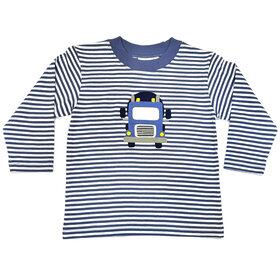 Luigi Kids Steel Blue LS Semi Truck Shirt