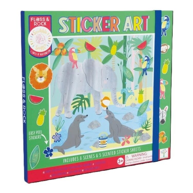 Floss & Rock Sticker Art