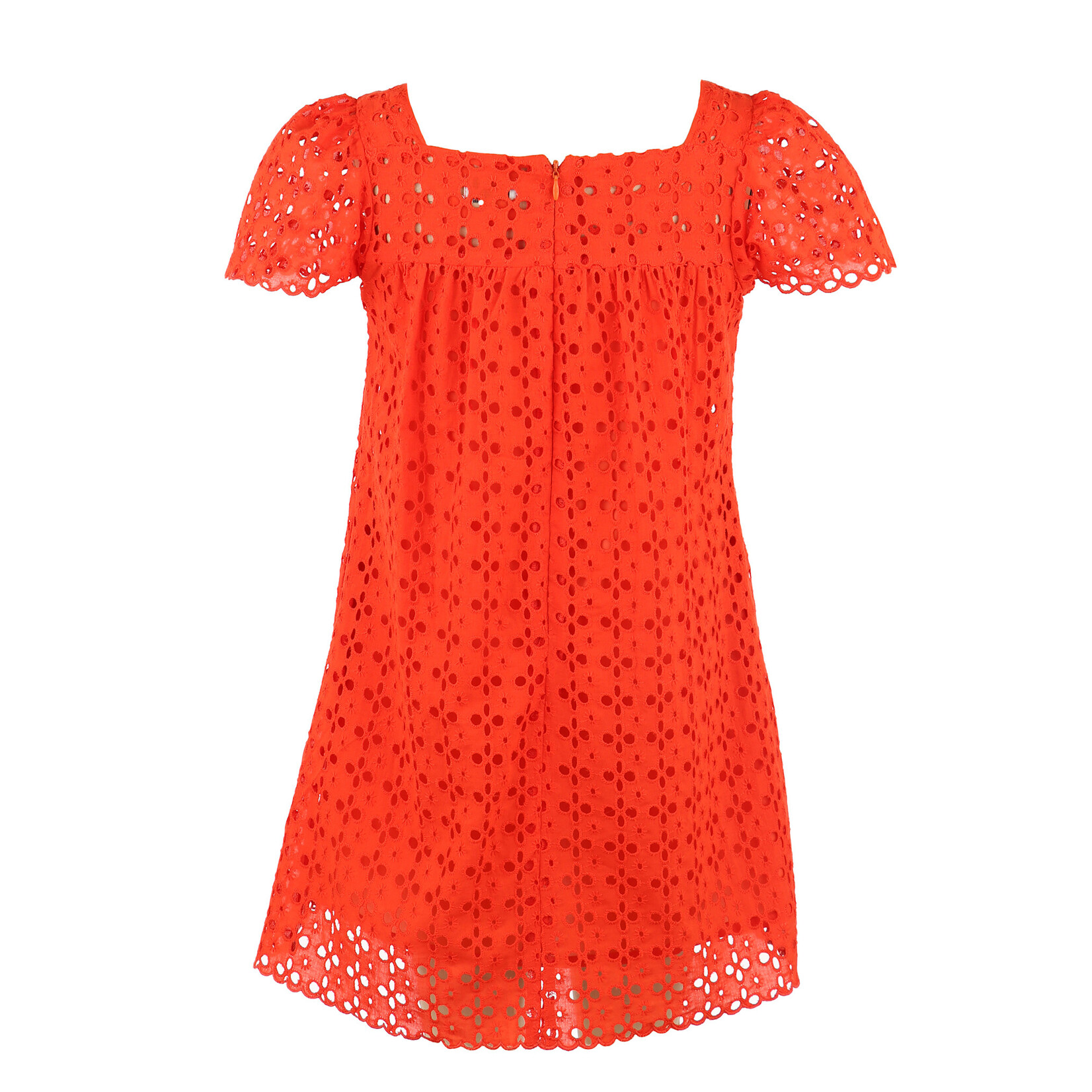 Gabby Orange Emma Eyelet Dress