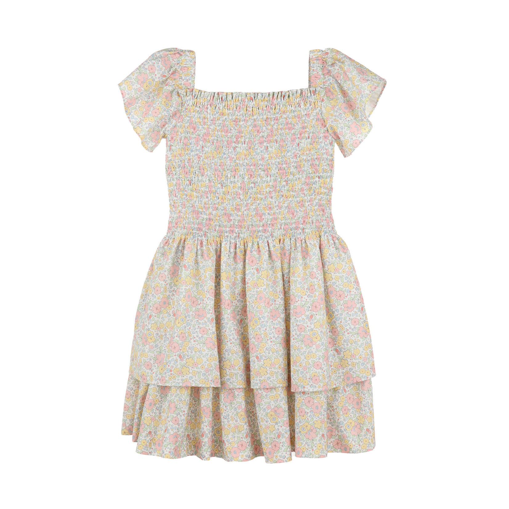 Gabby Yellow Floral Sophie Dress