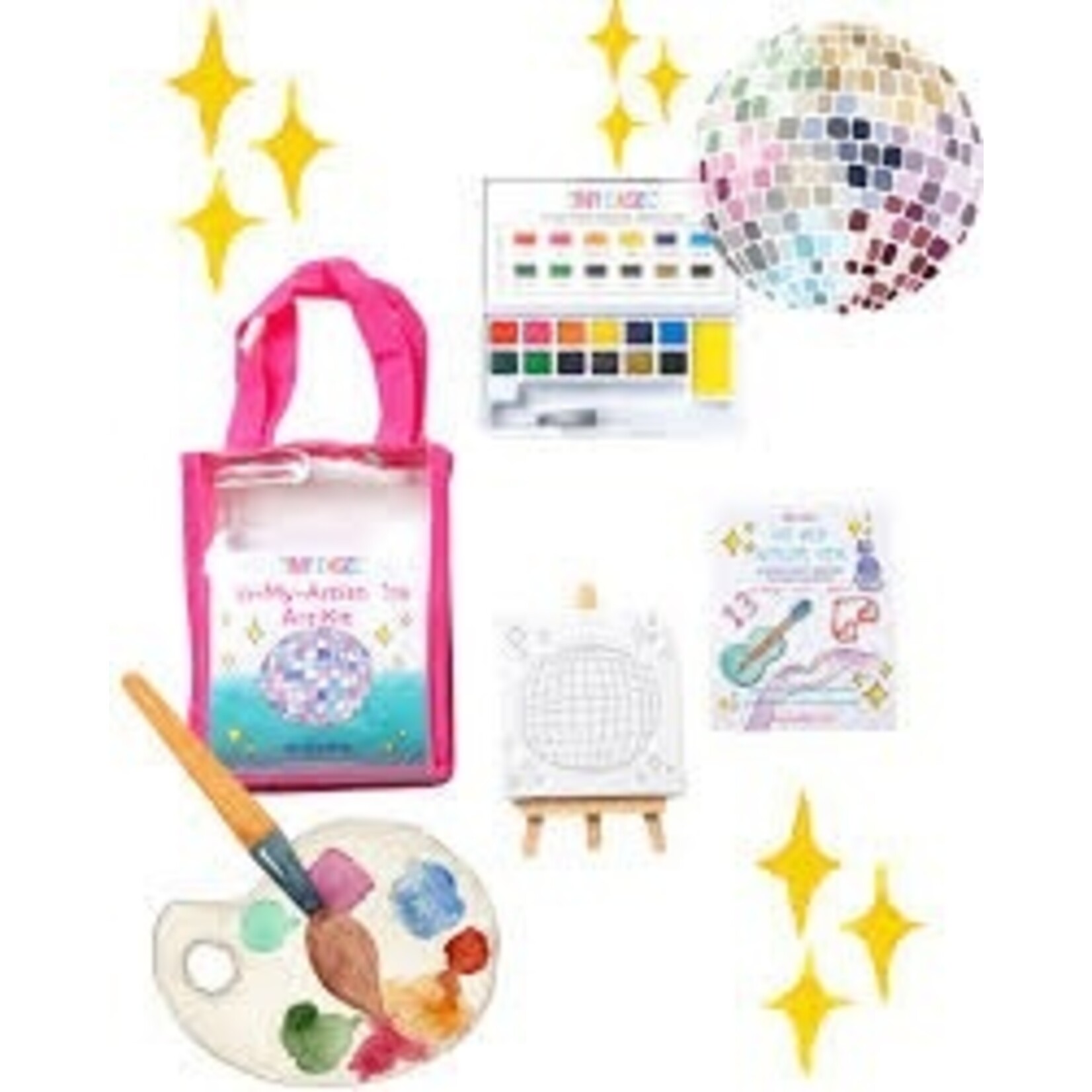 Tiny Easel Mini In-My Artist-Era Art Kit