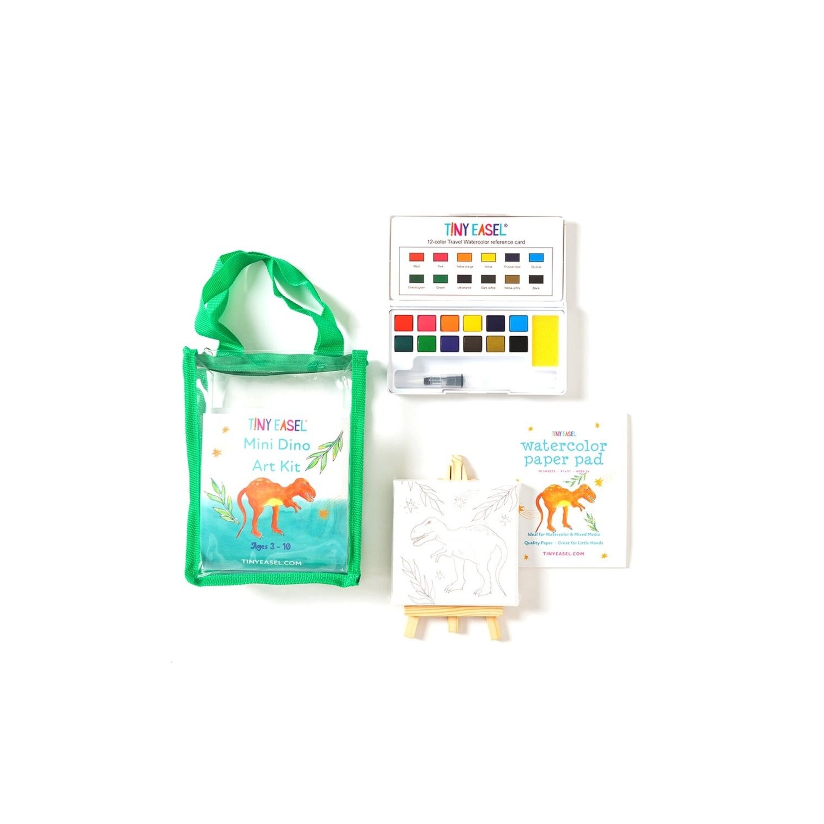Tiny Easel Mini Dinosaur Art Kit