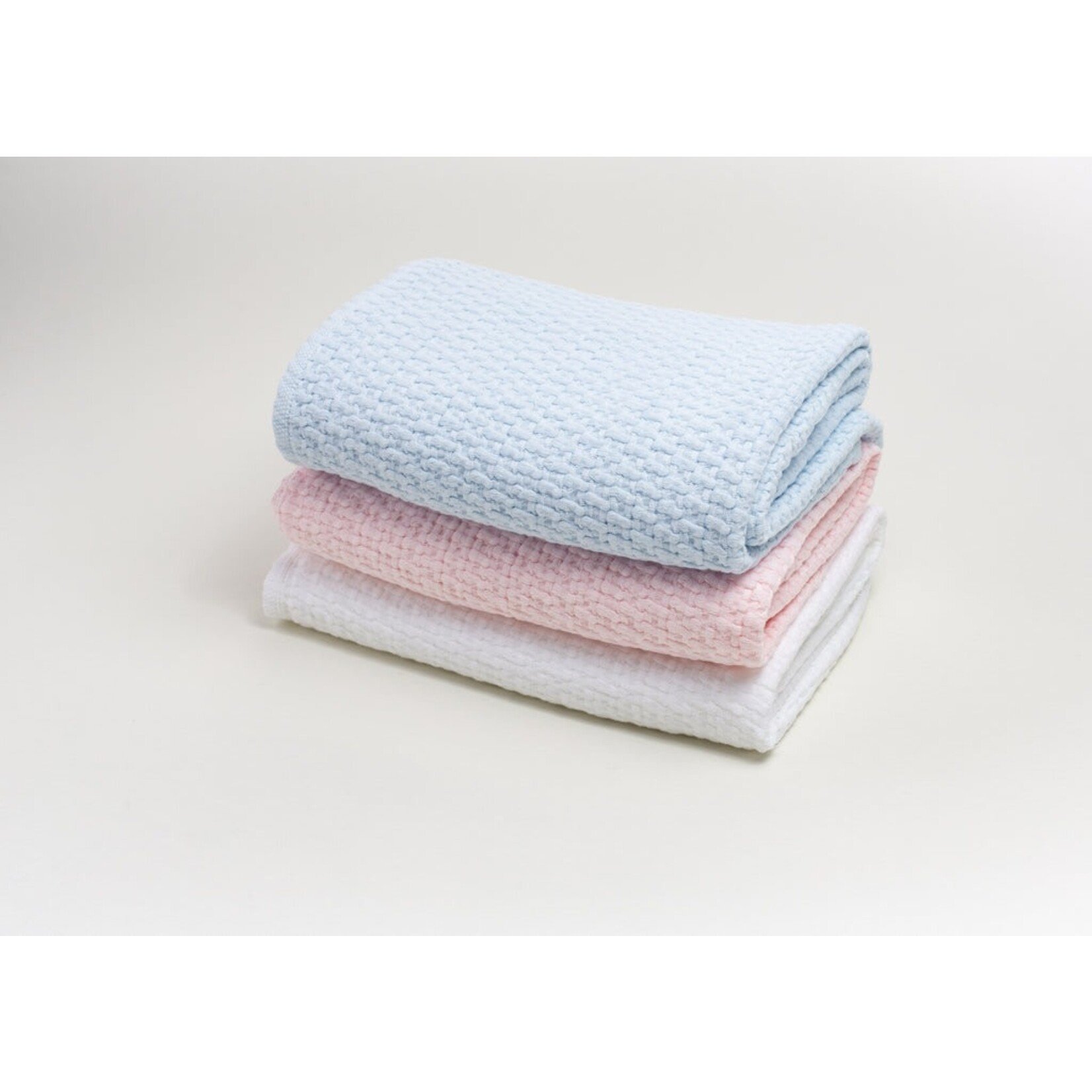 A Soft Idea Stonewashed Basket Weave Blanket-Crib