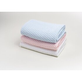 A Soft Idea Stonewashed Basket Weave Blanket-Crib