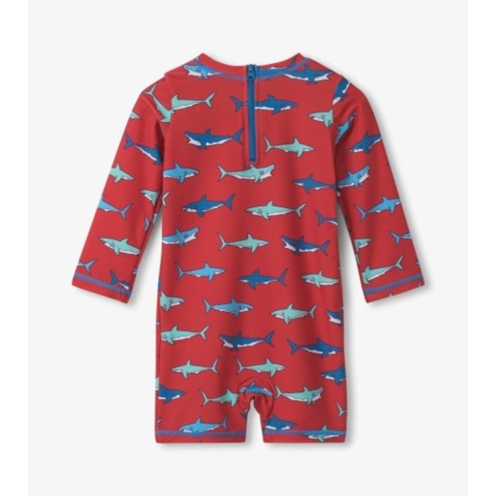hungry sharks one piece rashguard