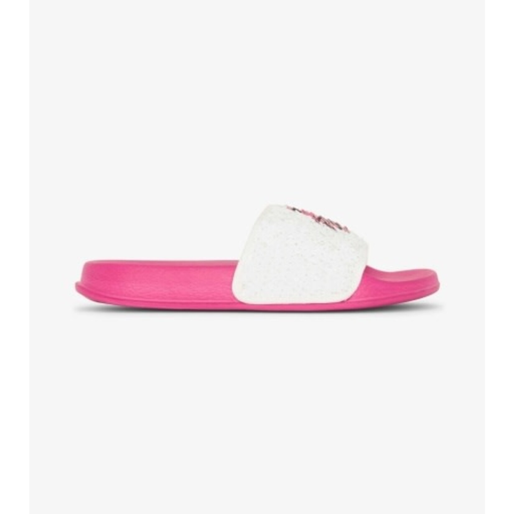 sequin hearts slide on sandals