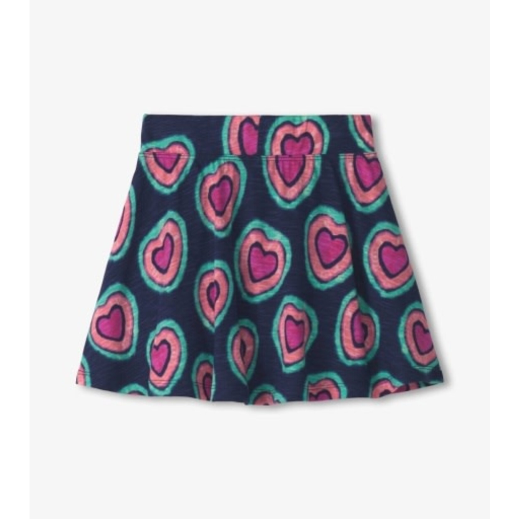 glowing hearts floaty skort