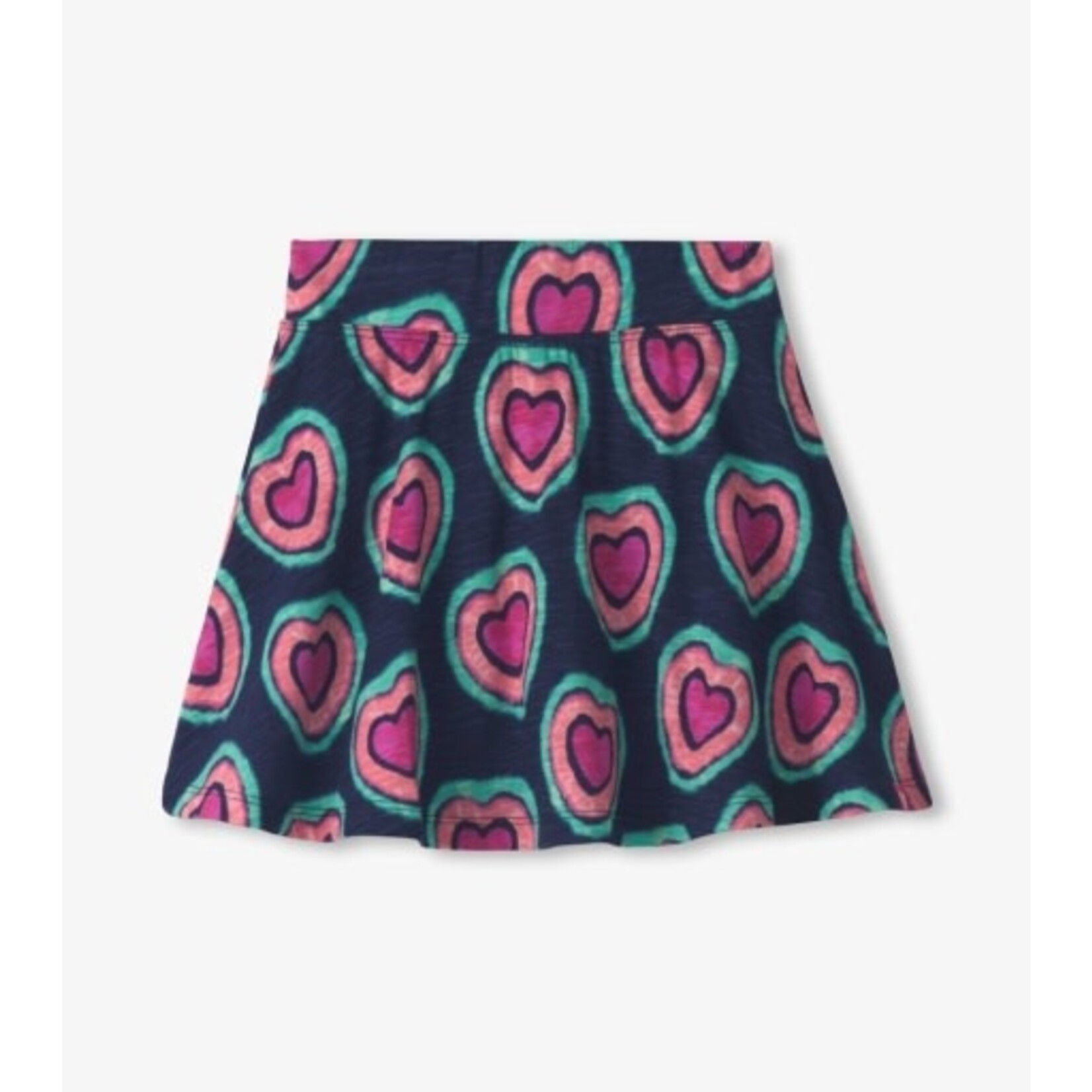 glowing hearts floaty skort