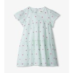 Hatley blue little hearts woven dress
