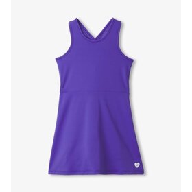 purple opulence active a-line dress