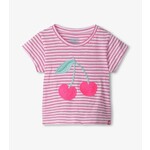 Hatley cherry stripes graphic tee
