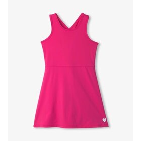 pink yarrow active a-line dress