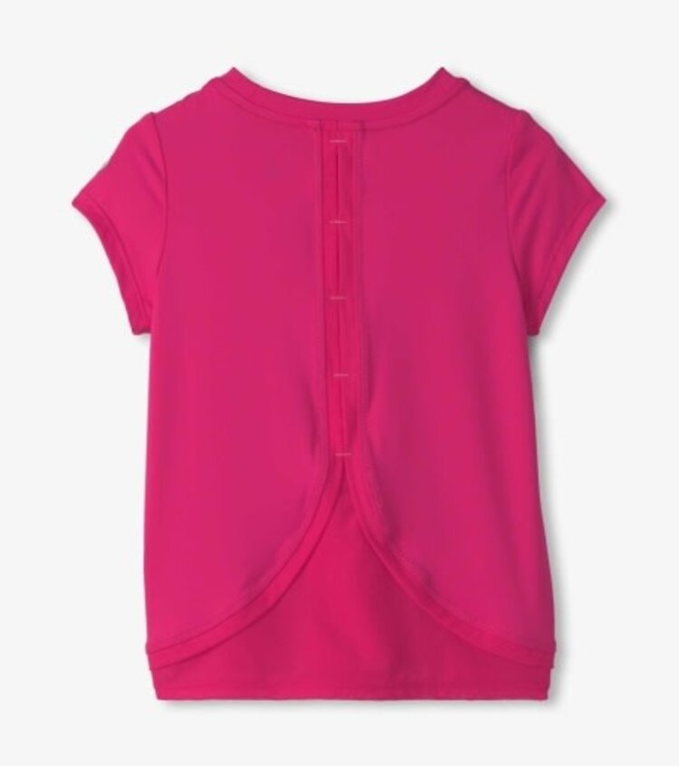 pink yarrow mesh trim tee