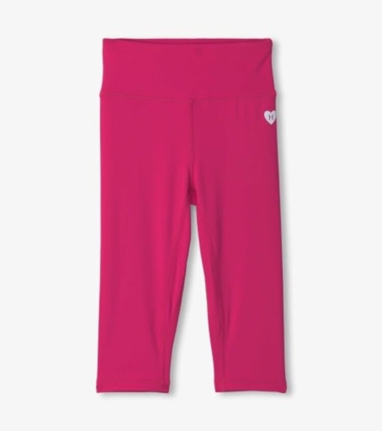 pink yarrow active capris
