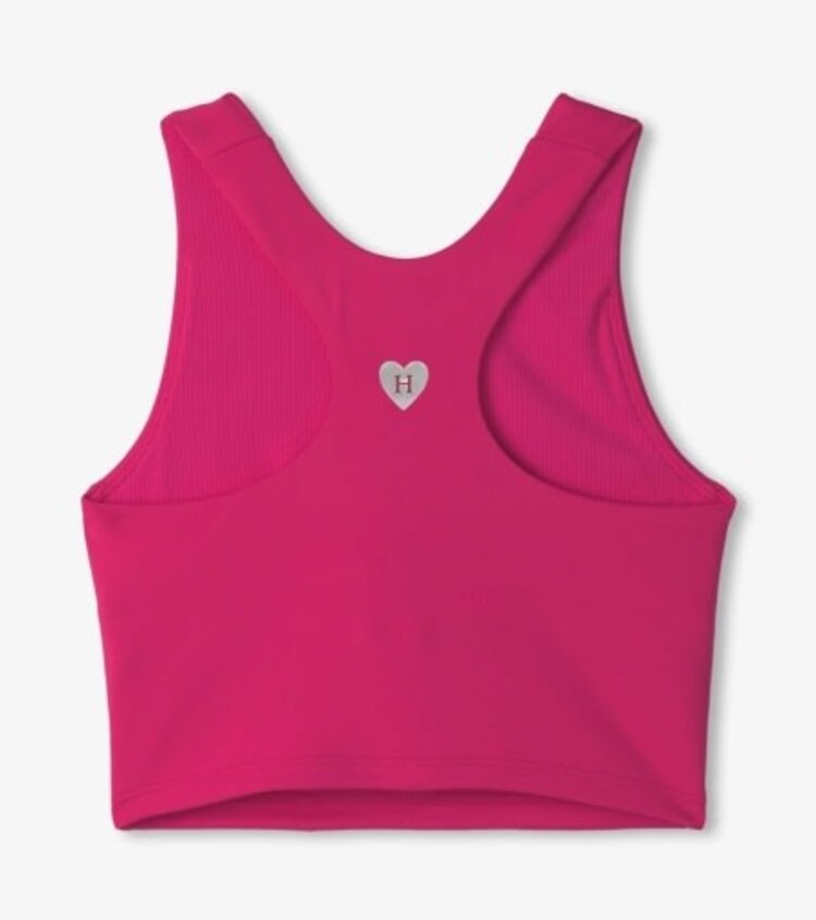 pink yarrow tank with built in bra