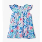 Hatley wildflower flounce dress
