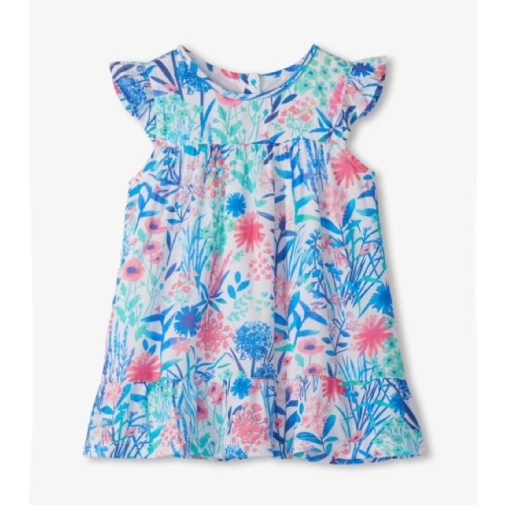 Hatley wildflower flounce dress