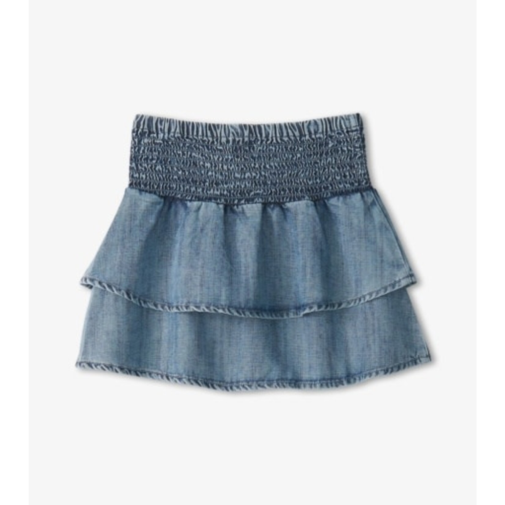 Hatley tencel smocked skirt