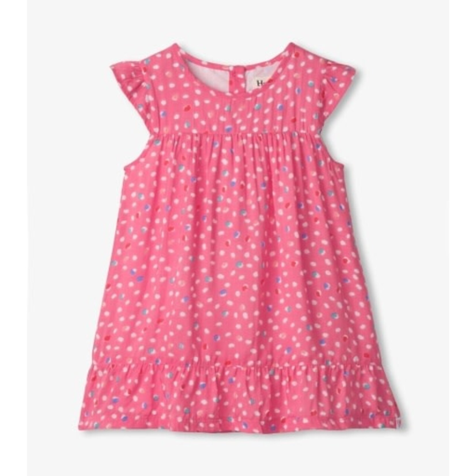 Hatley pink lots of dots dress