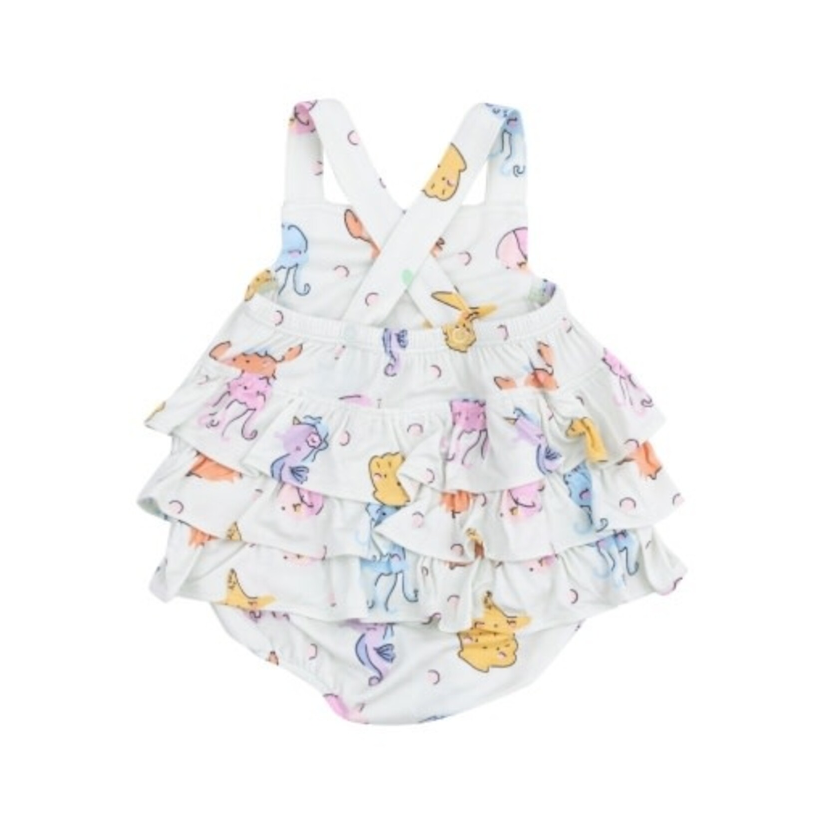 Angel Dear Cutie Sea Creatures Ruffle Sunsuit