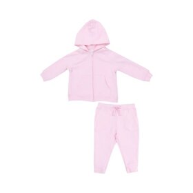 Angel Dear Pink French Terry Hoodie And Jogger