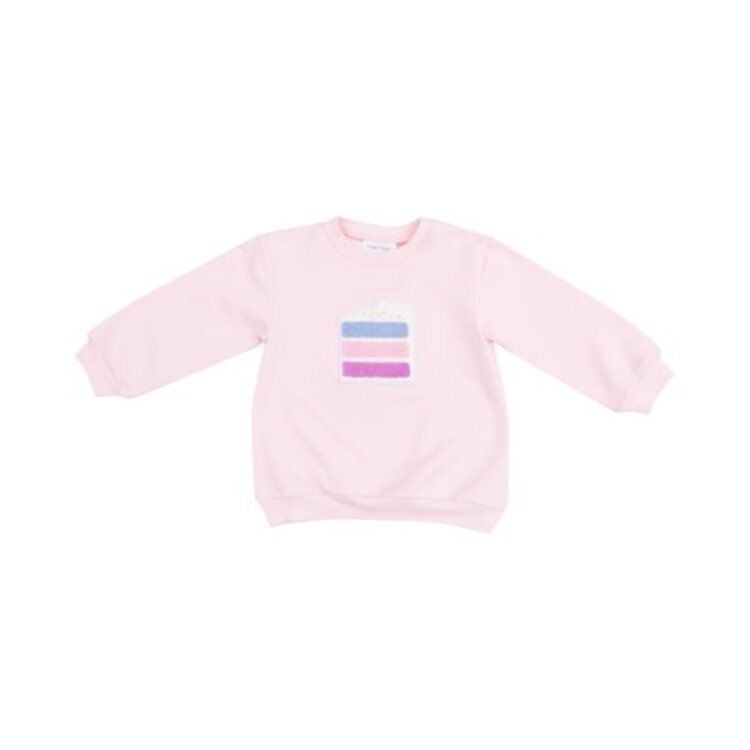 Angel Dear Birthday Cake Oversize Sweatshirt W/ Applique