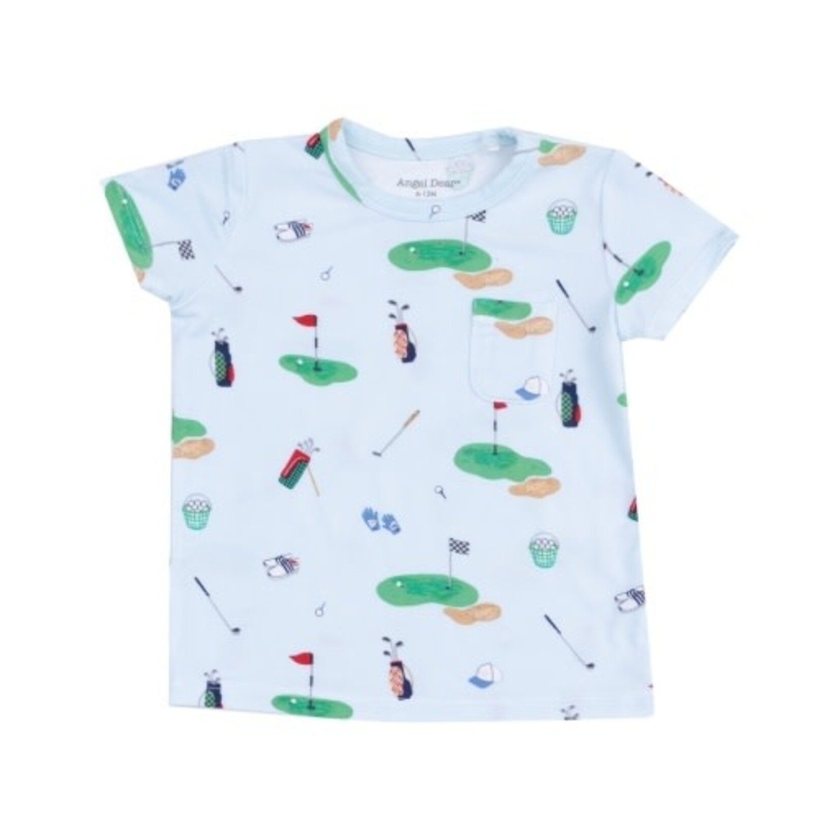 Angel Dear Golf Things Crew Neck Tee And Short