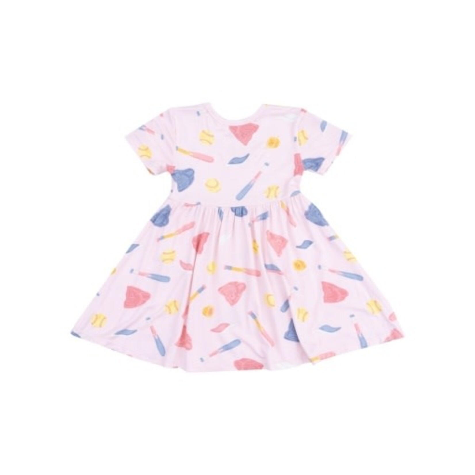 Angel Dear Softball S/S Twirly Dress