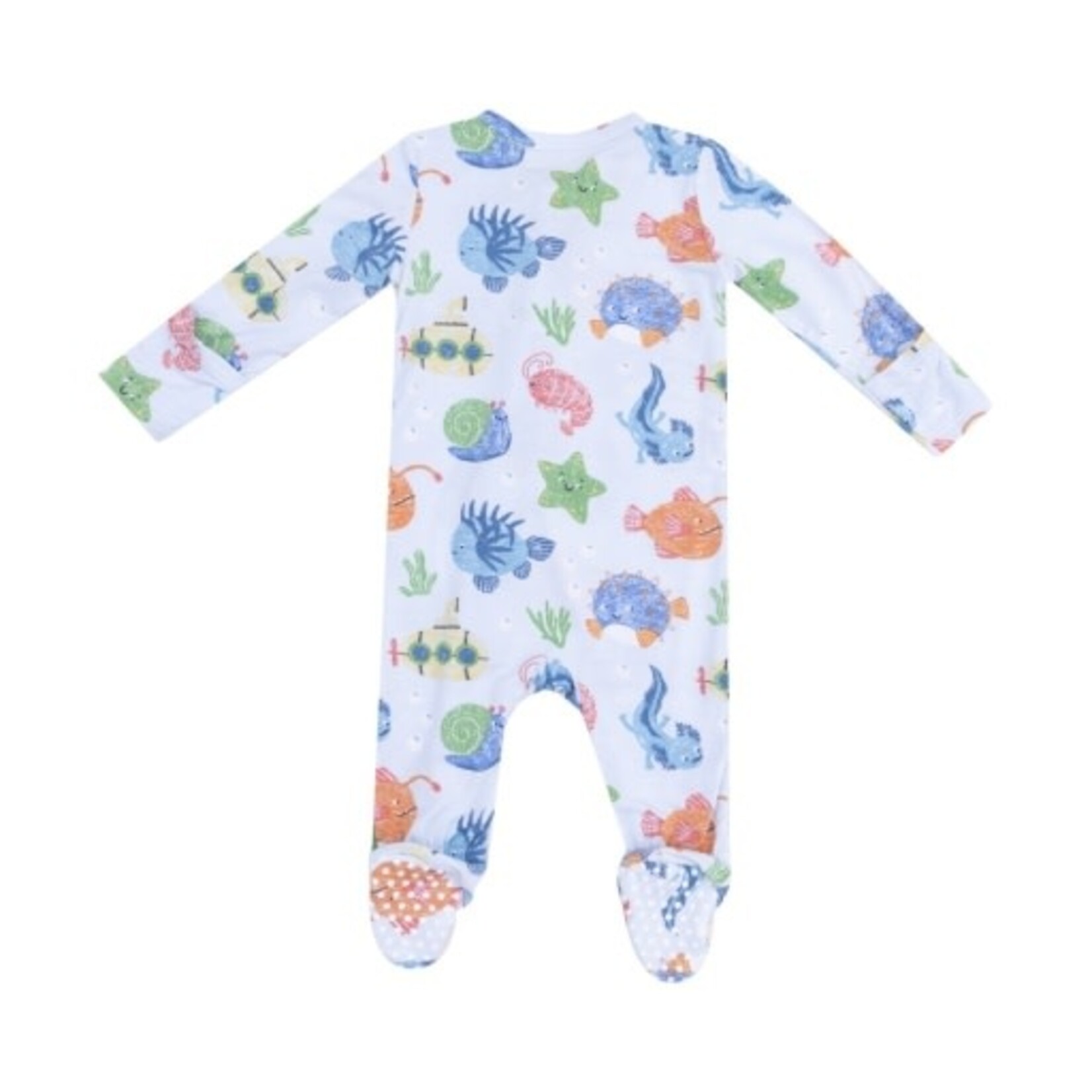Angel Dear Cute Ocean Creatures 2 Way Zipper Footie