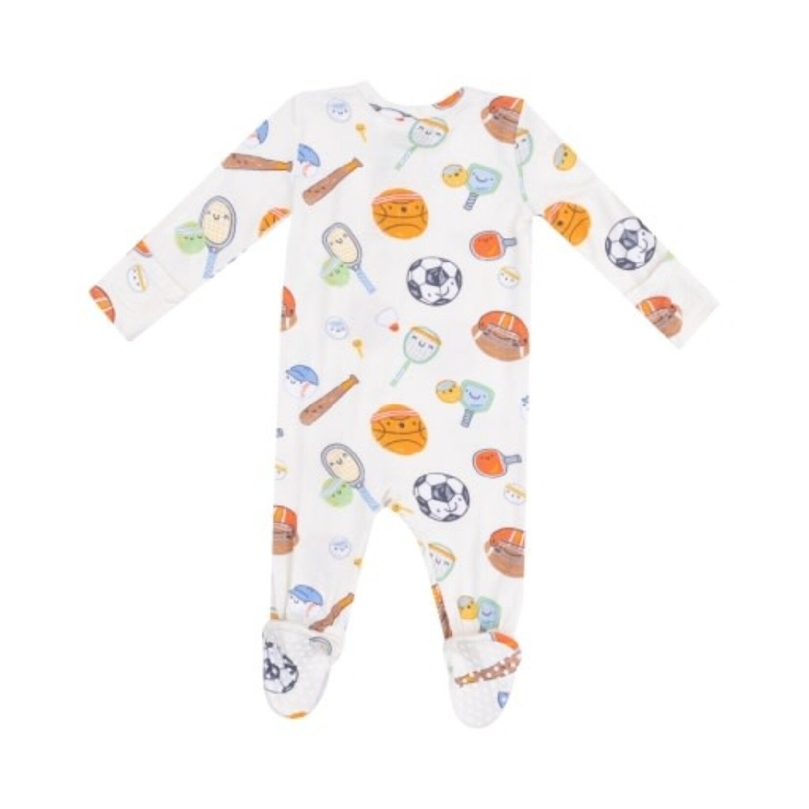 Angel Dear Sports Ball Friends 2 Way Zipper Footie