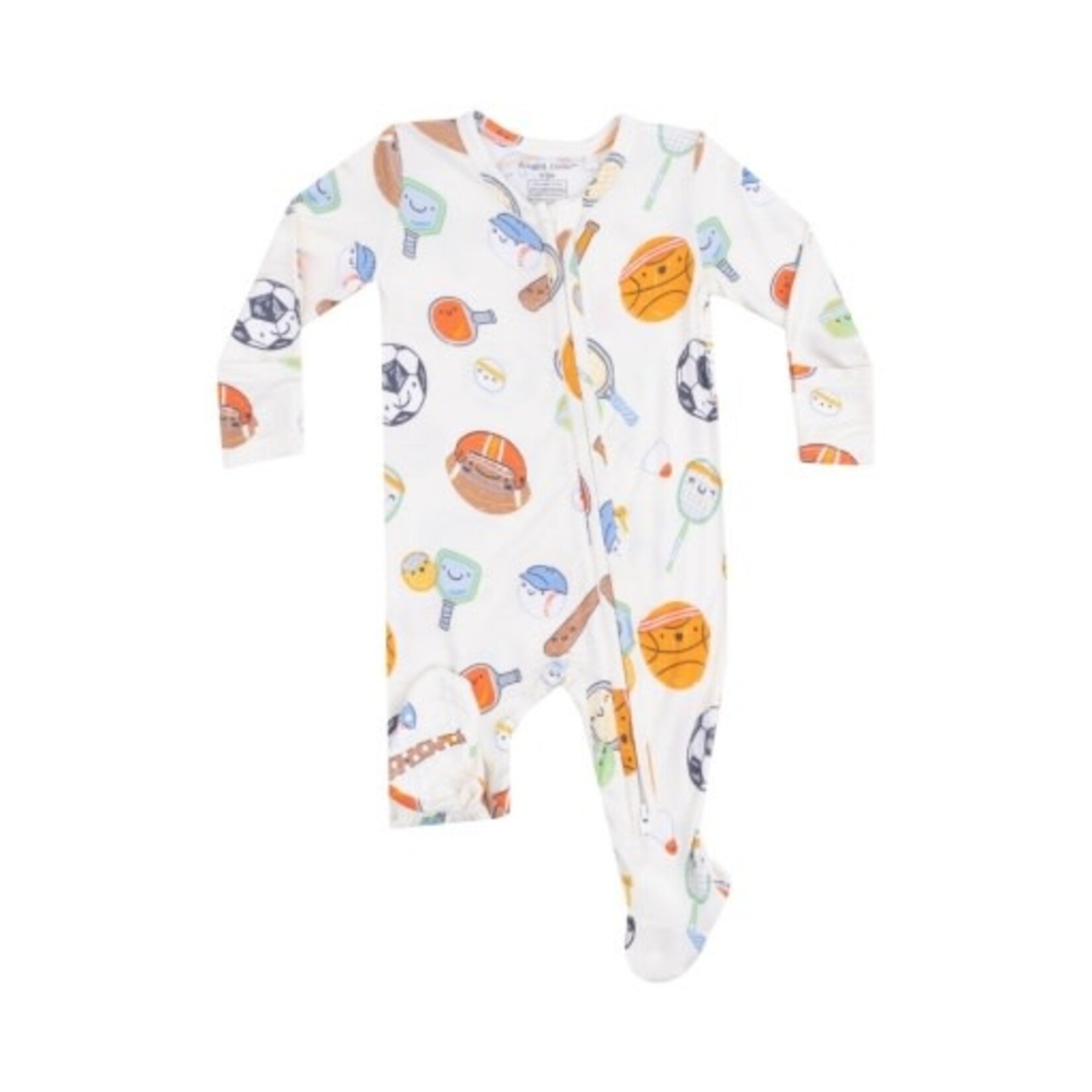 Angel Dear Sports Ball Friends 2 Way Zipper Footie