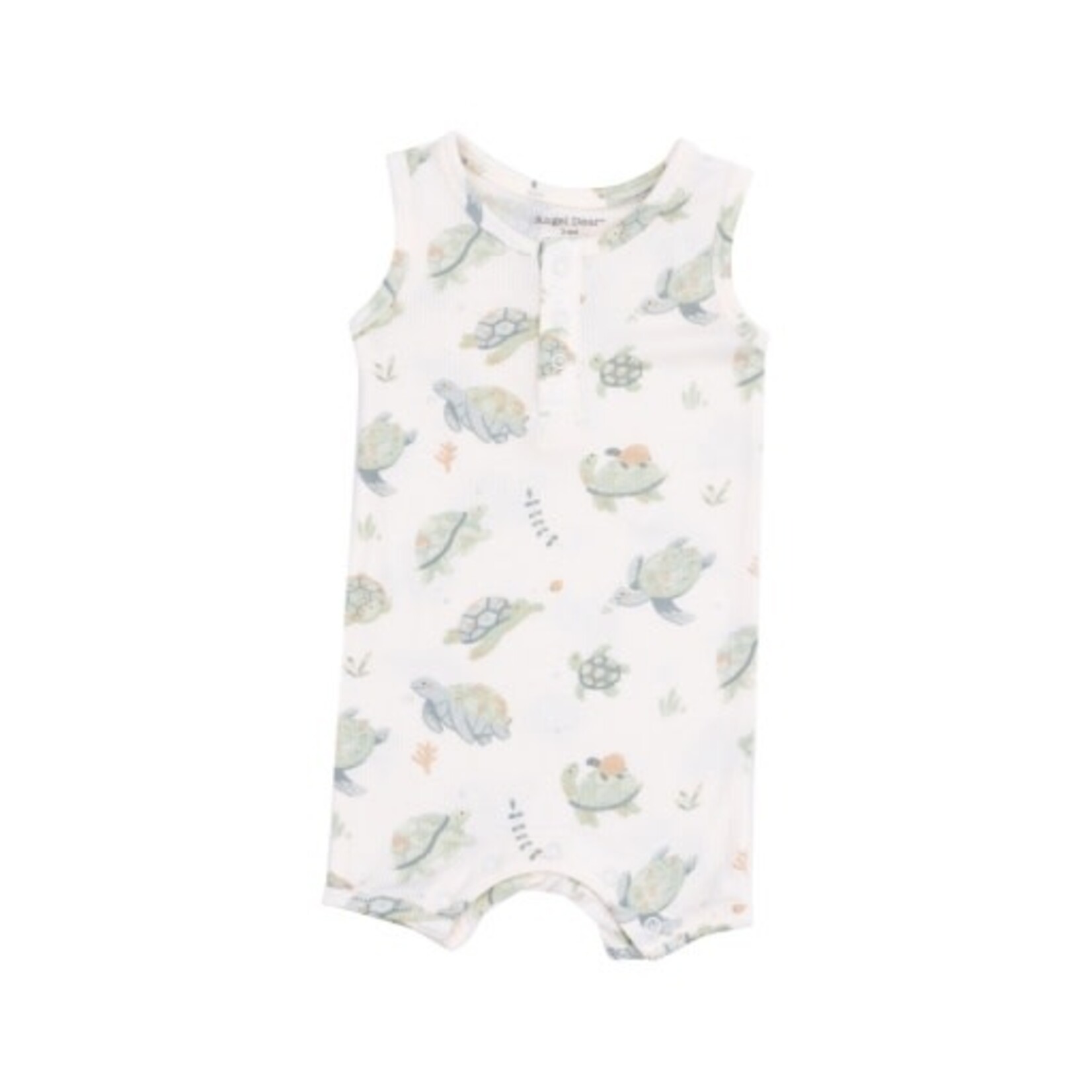 Angel Dear Sea Turtles Sleevless Shortie Romper