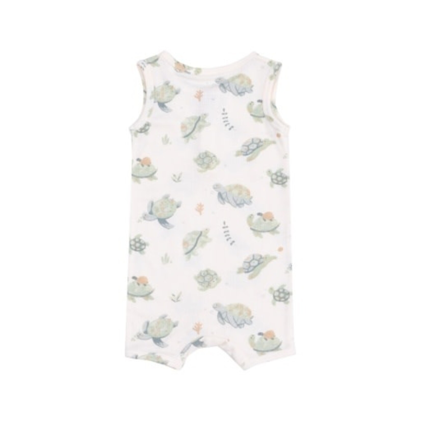 Angel Dear Sea Turtles Sleevless Shortie Romper