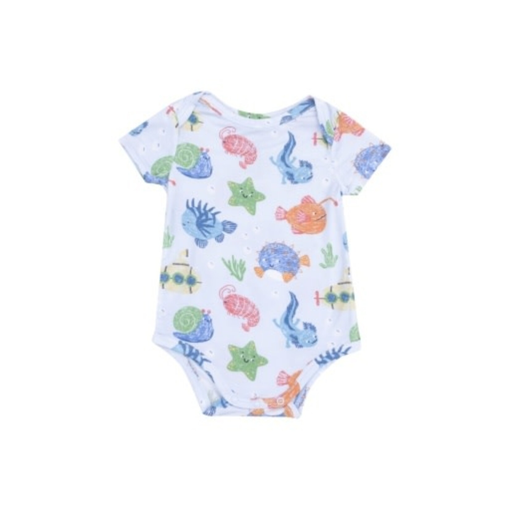 Angel Dear Cute Ocean Creatures S/S Bodysuit