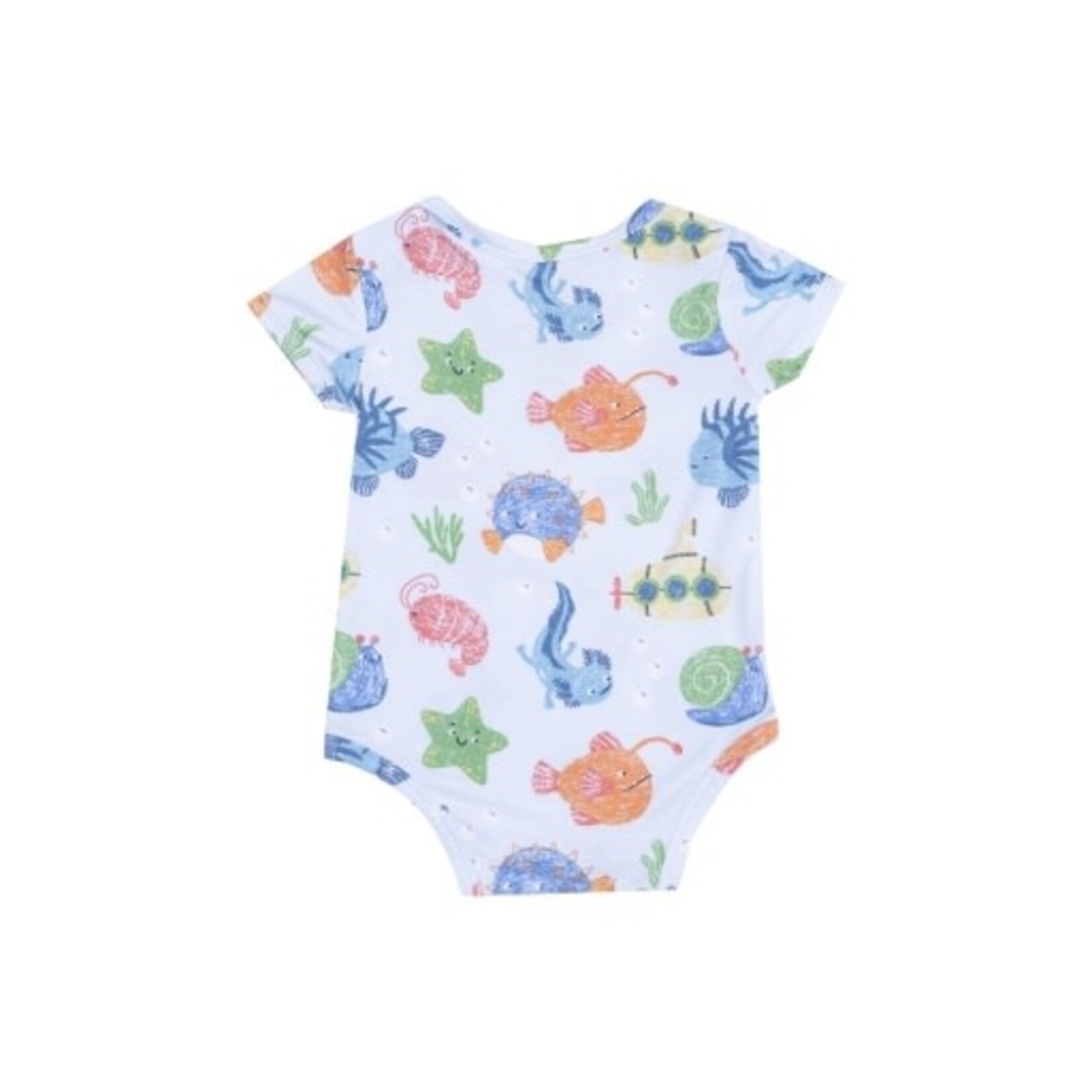 Angel Dear Cute Ocean Creatures S/S Bodysuit