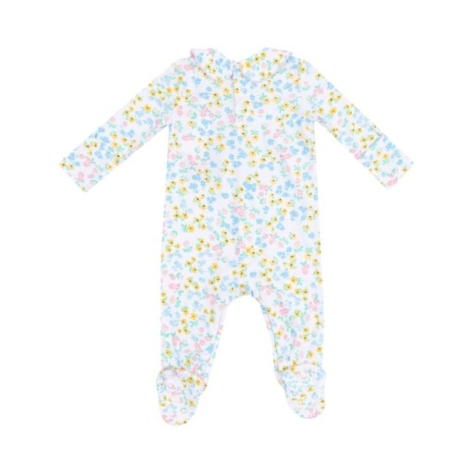 Angel Dear Caroline's Calico Smocked Peter Pan Footie