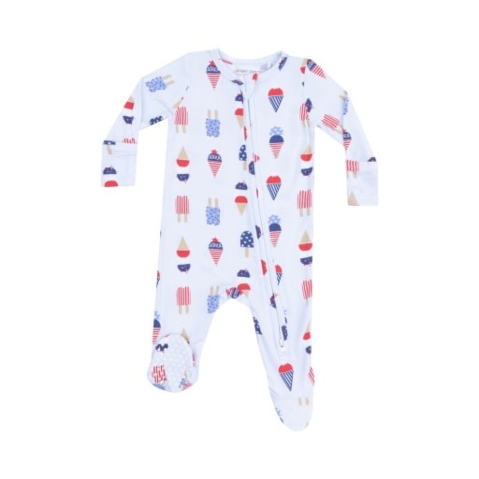 Angel Dear American Ice Cream Zipper Footie
