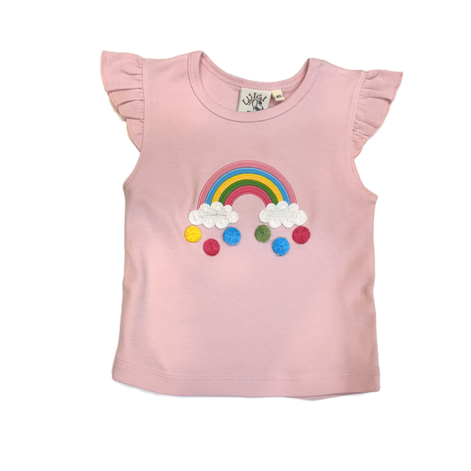 Luigi Kids Rainbow w/Clouds Tee