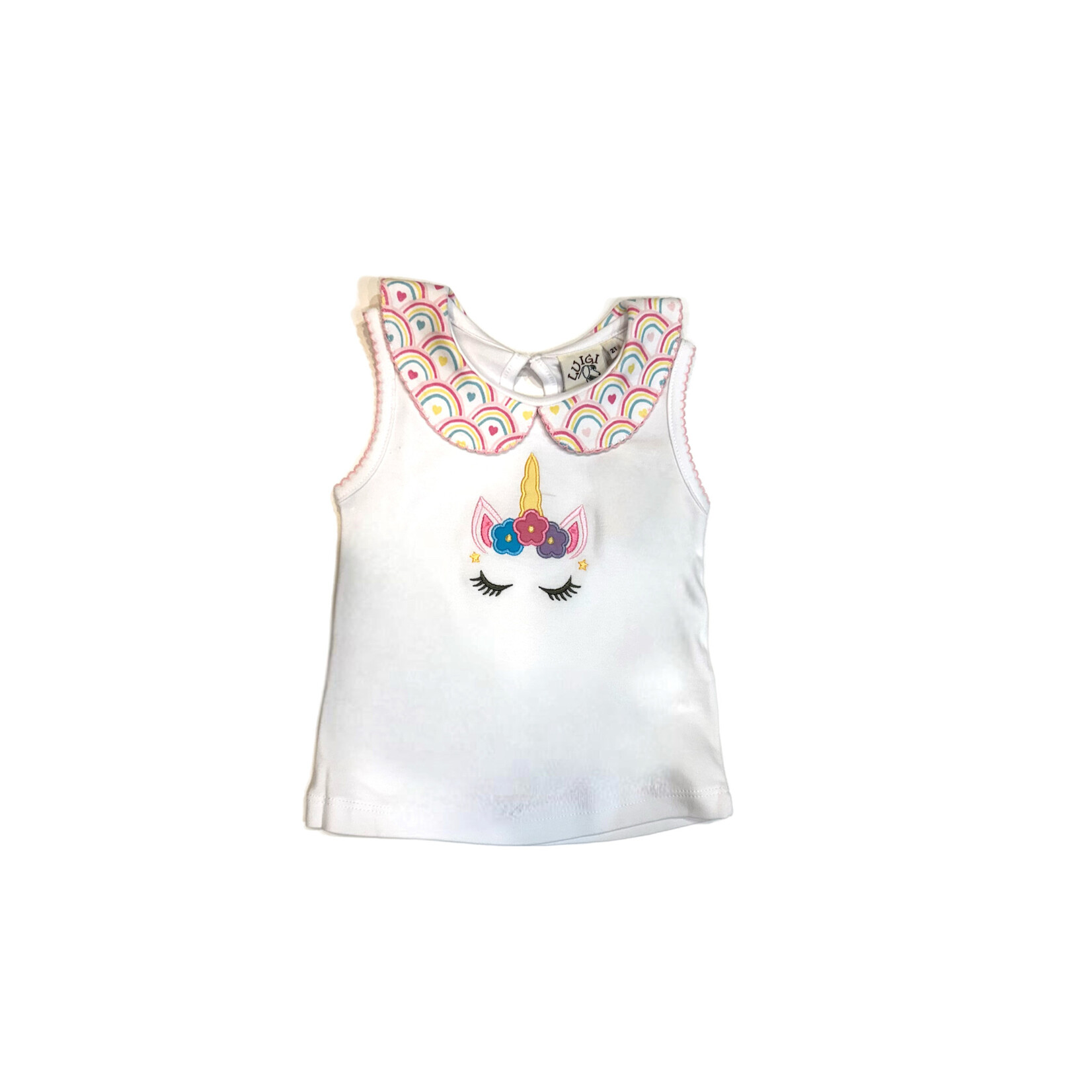 Luigi Kids Unicorn w/Rainbow Print Collar