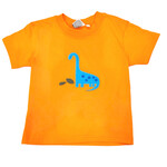 Luigi Kids Orange Brontosaurus SS Shirt